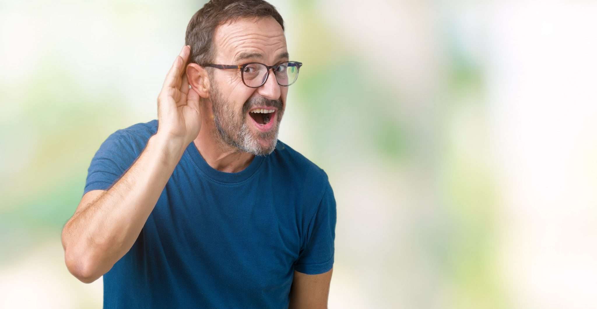 Man listening