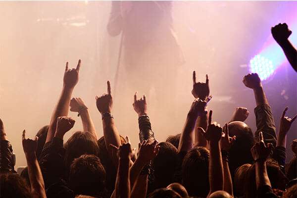 Rock concerts and hearing loss