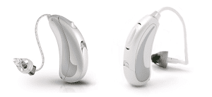 two hearing aids